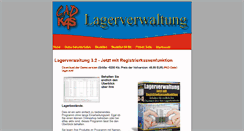 Desktop Screenshot of lager-verwalten.de